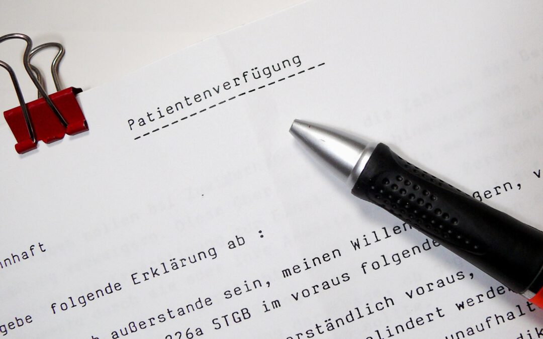 Patientenverfügung, Vollmacht und Co.⁠